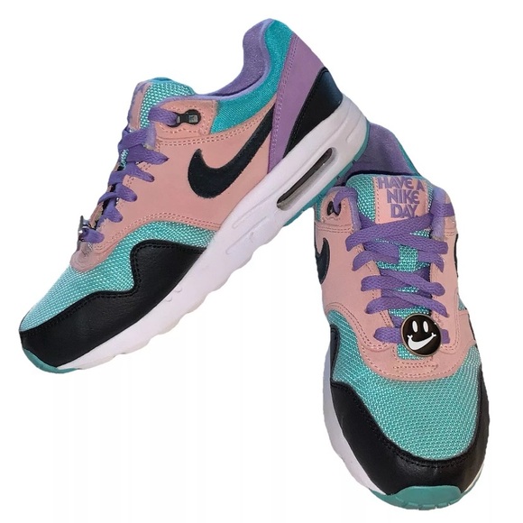 LIMITED EDITION NIKE AIR MAX Have A Nike Day Smiley Face Sz 6 Wmns/4.5Y (S291) - Picture 6 of 12